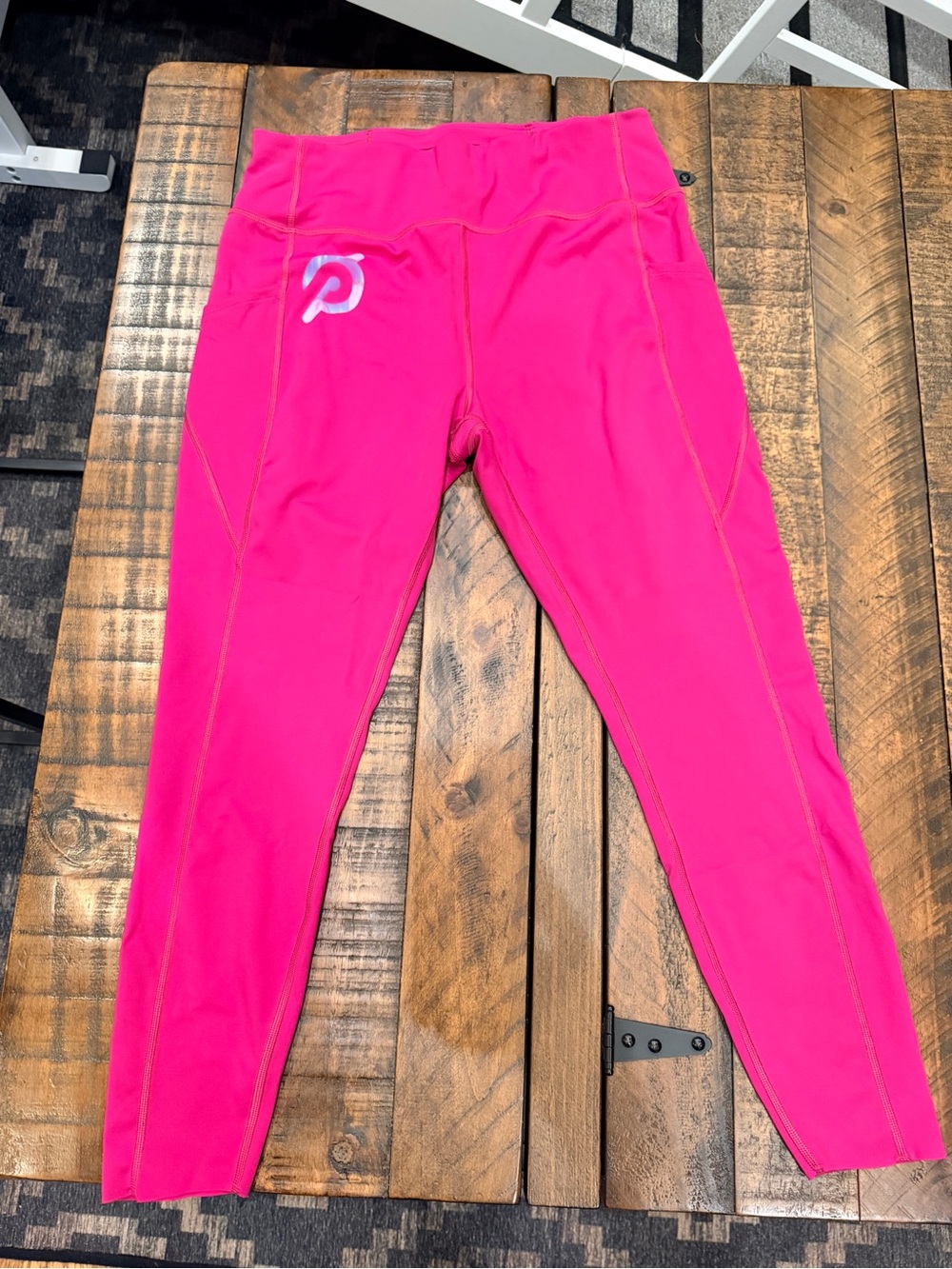 Peloton Bright Pink Girls' Performance Leggings